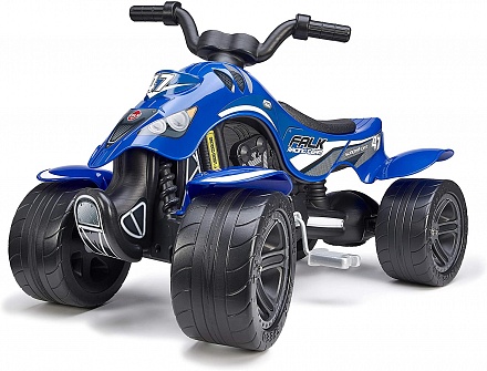 Квадроцикл педальный синий 